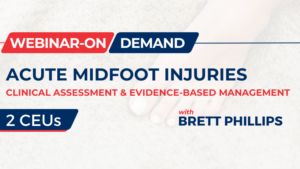 Acute Midfoot Injuries: Clinical Assessment & Evidence-Based Management
