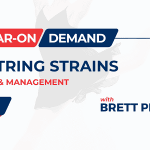 Hamstring Strains: Diagnosis & Management