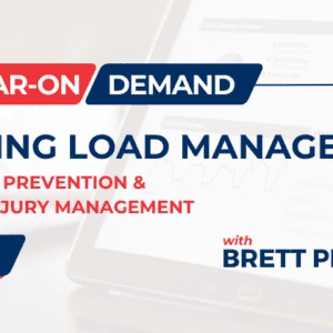 Training Load Management for Injury Prevention and Overuse Injury Management