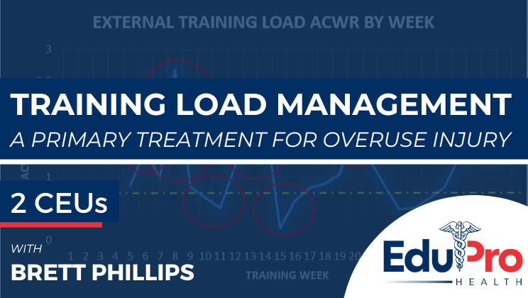 Training Load Management: A Primary Treatment for Overuse Injury