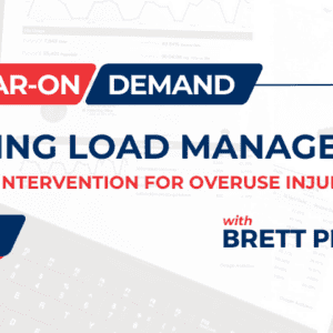 Training Load Management: A Primary Treatment for Overuse Injury