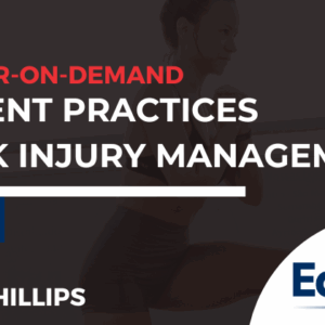 Current Practices in Musculoskeletal Injury Management