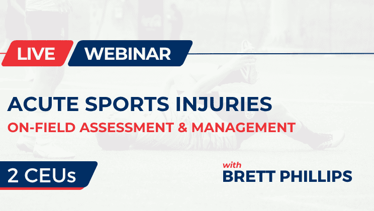 Acute Sports Injuries: On-Field Assessment and Management